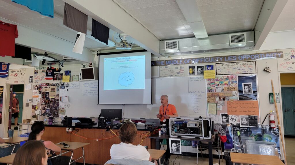 Valery shares his research